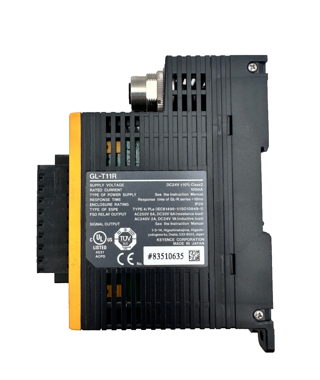 KEYENCE GL-T11R SAFETY RELAY