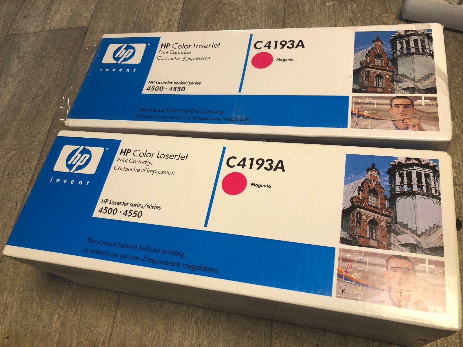 Lot de 2 Toner HP Original C4193A Magenta Série 4500 / 4550 - KLR Automation