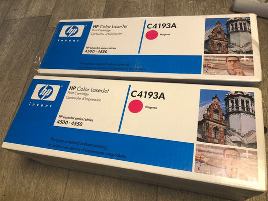 Lot de 2 Toner HP Original C4193A Magenta Série 4500 / 4550 - KLR Automation