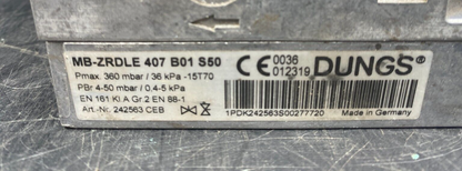 DUNGS MB-ZRDLE 407 B01 S50 (242563) 360MBAR