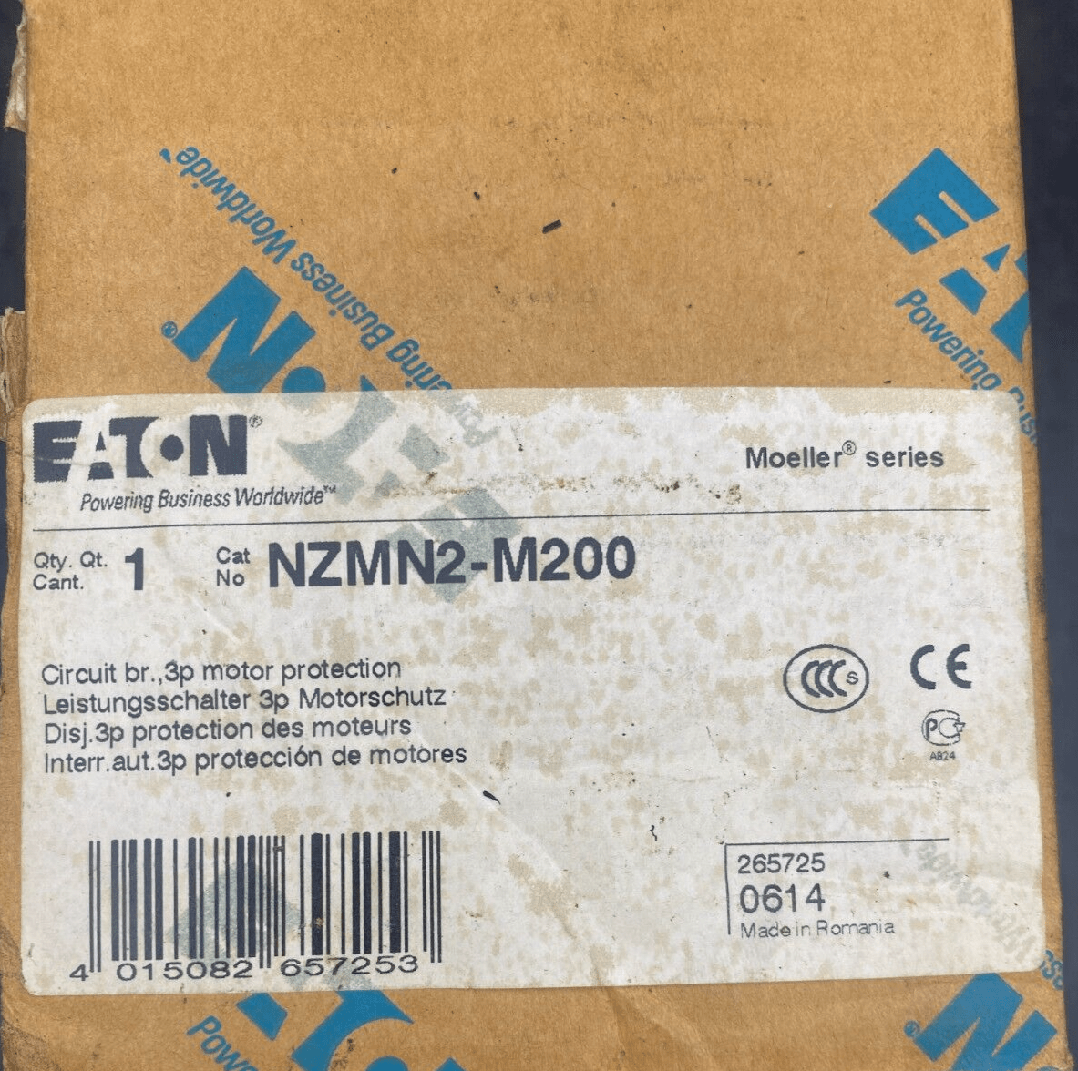 EATON NZMN2 - M200 DISJONCTEUR 3P PROTECTION MOTEUR x1pc - KLR Automation