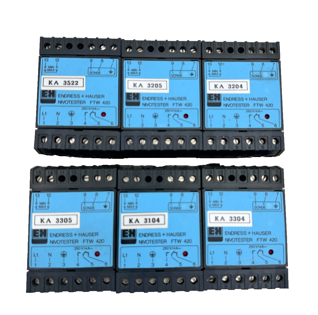 ENDRESS+HAUSER NIVOTESTER FTW 420 FTW 420-R0A0A 917077-0000 x2pc