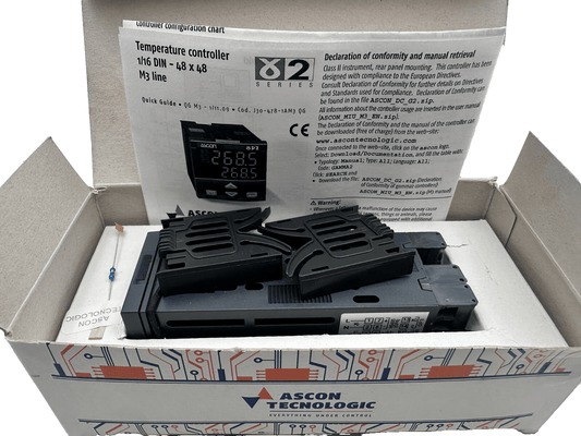 ASCON TECHNOLOGIC M3 - 3100 - 0000 100 - 240V 3W TEMPERATURE CONTROLLER 1/16 DIN 48x48 - KLR Automation