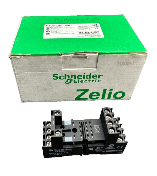 SCHNEIDER ELECTRIC RXZE2M114M ZELIO BASE SIMPLE x9pc