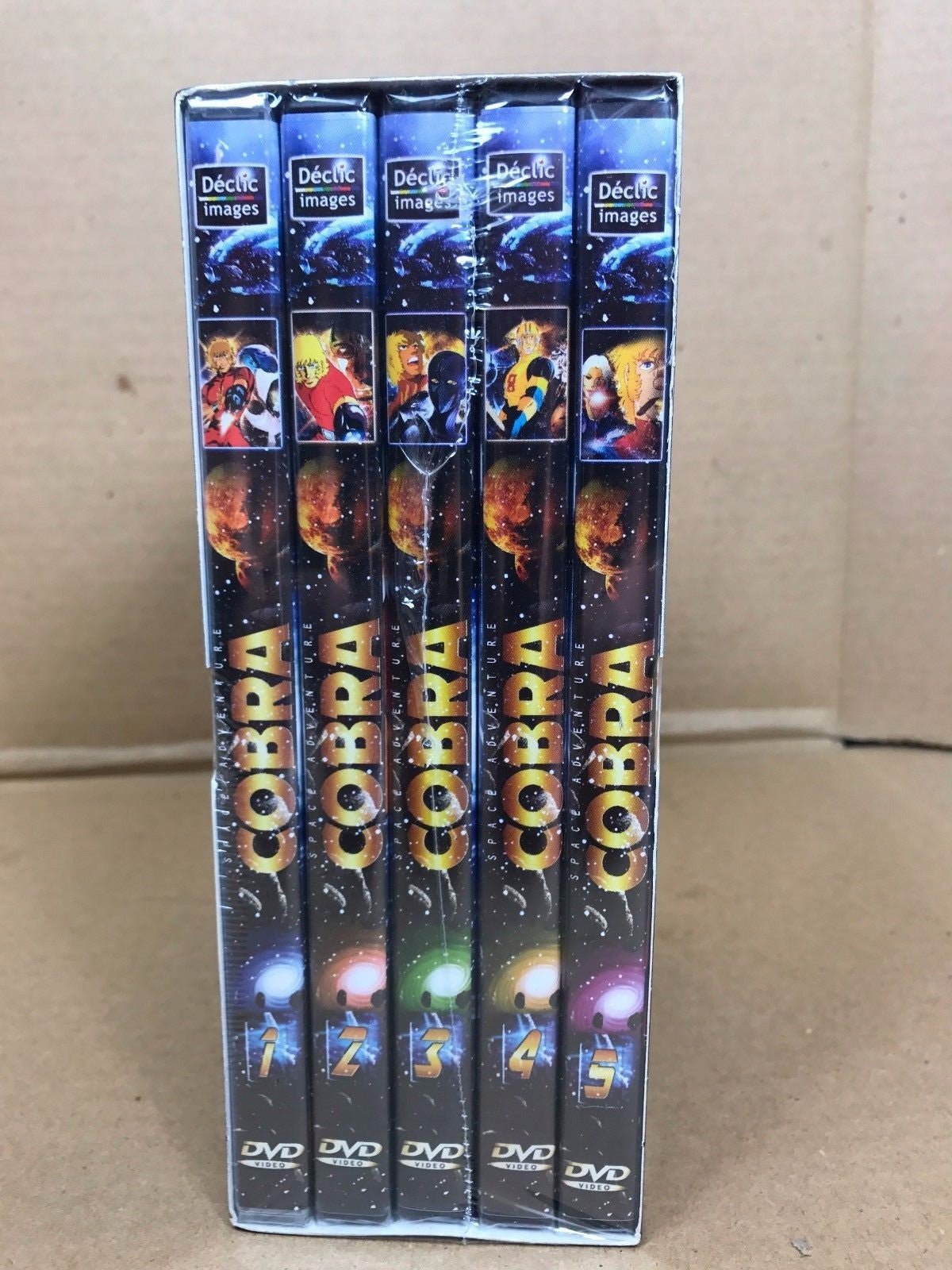 Coffret Edition 5 DVD Cobra Space Adventure L'Intégrale Terasawa Declic Neuf - KLR Automation