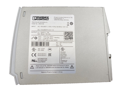 PHOENIX CONTACT 2903149 TRIO-PS-2G/1AC/24DC/10 TRIO POWER ALIMENTATION