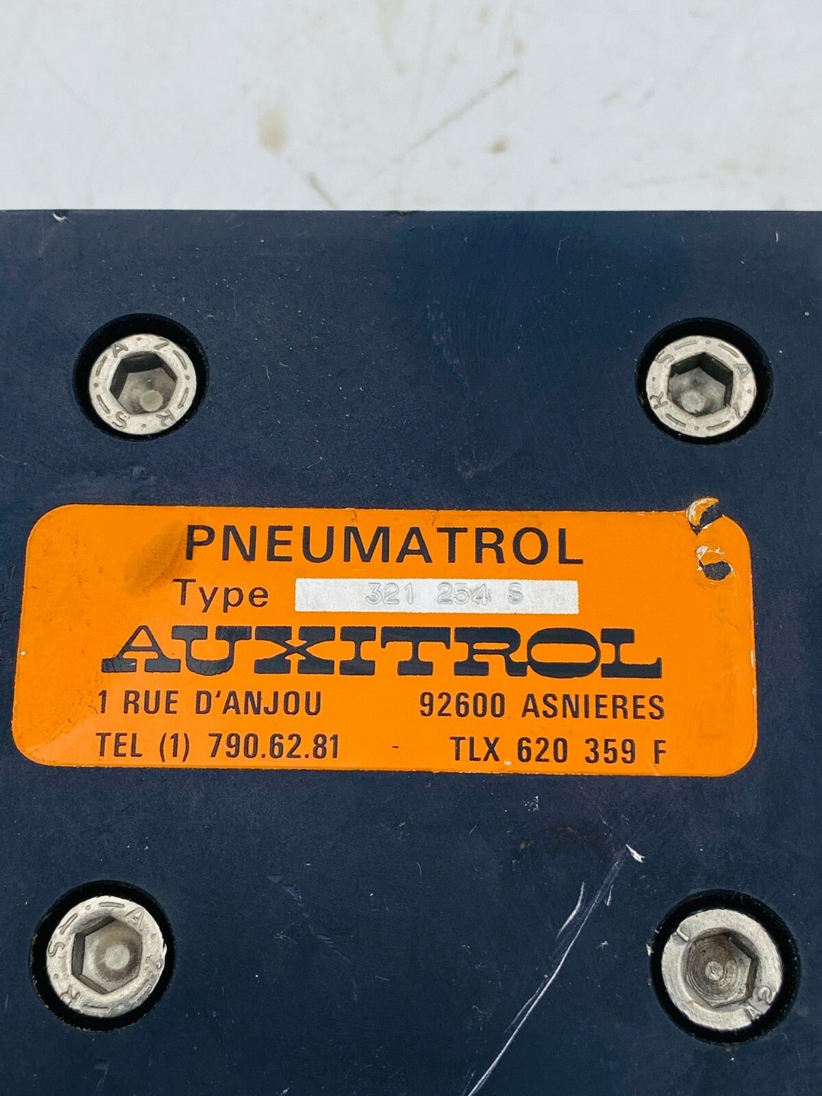 Pneumatrol Auxitrol 321 254 S - KLR Automation