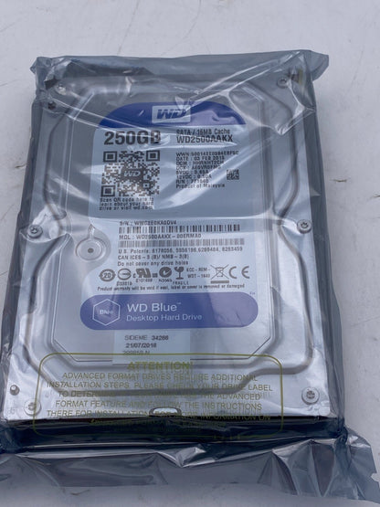 Western Digital WD3200AAKX 320GB SATA 16MB WD Blue HDD & 5 WD2500AAKX 250GB - KLR Automation
