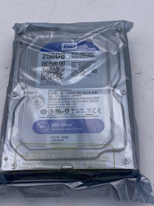 Western Digital WD3200AAKX 320GB SATA 16MB WD Blue HDD & 5 WD2500AAKX 250GB - KLR Automation