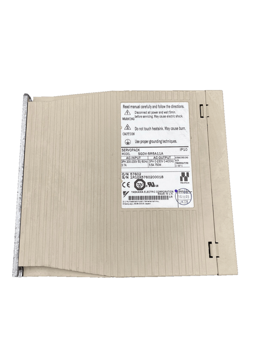 YASKAWA SGDV - 5R5A11A SERVOPACK - KLR Automation