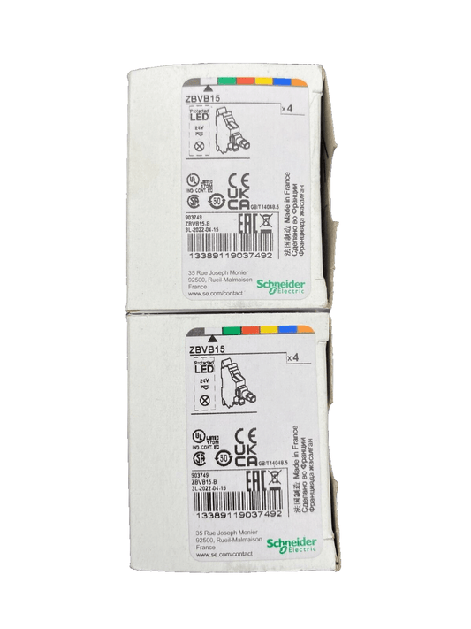 SCHNEIDER ELECTRIC ZBVB15 BLOC LUMINEUX x4pc - KLR Automation