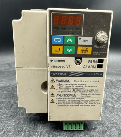 OMRON CIMR - V7AZ40P4 VARISPEED V7 INVERTER DRIVE - KLR Automation