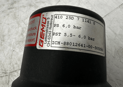 GEMU 410 25D 7 1141 0 ICH - 88012641 - 00 - 505240 VANNE A MEMBRANE - KLR Automation