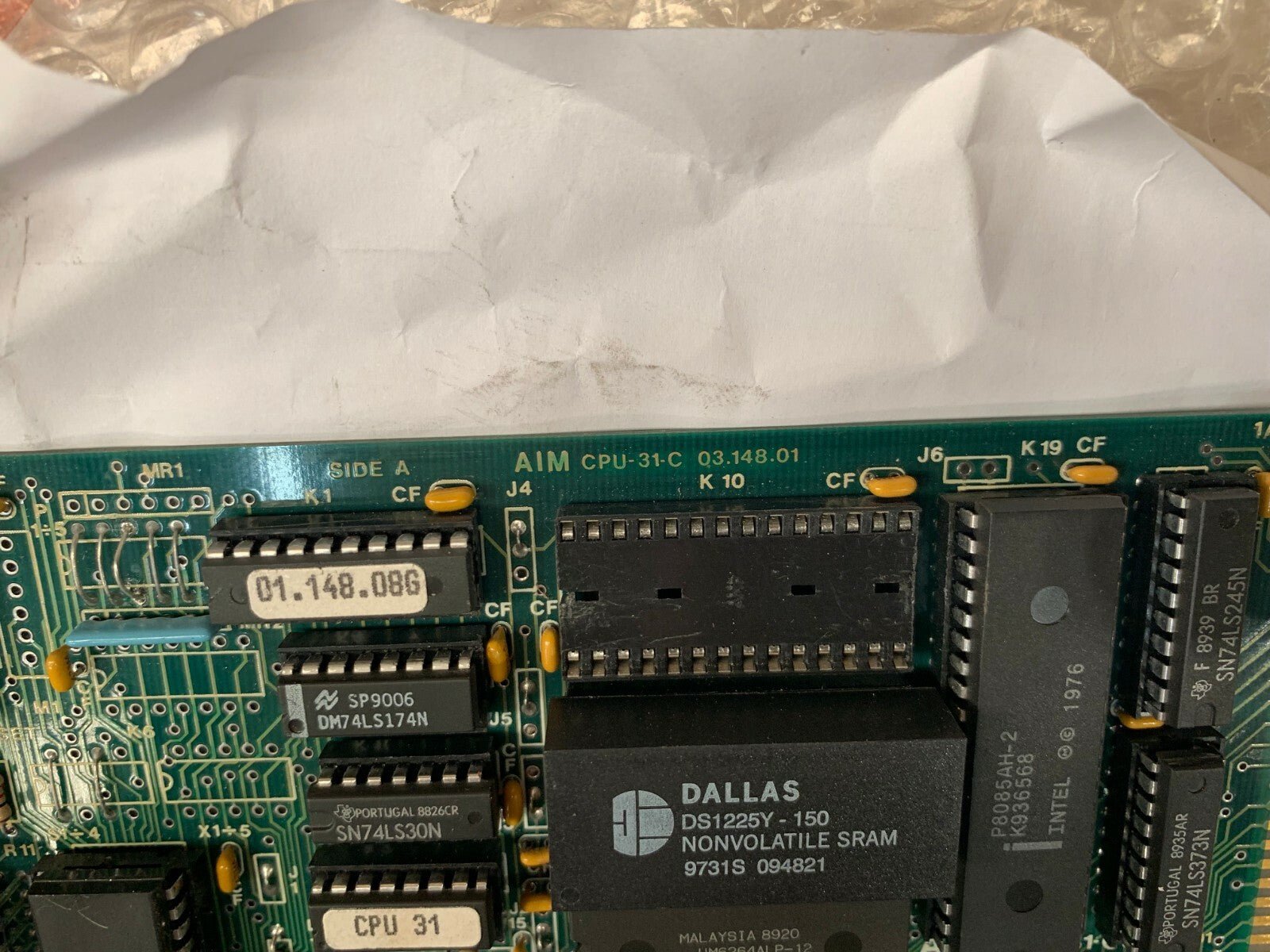 1 . x . @@ aim cpu - 31 - c .Motor Control Card 08275 - U 6.CPU31CL Printing Machine - KLR Automation