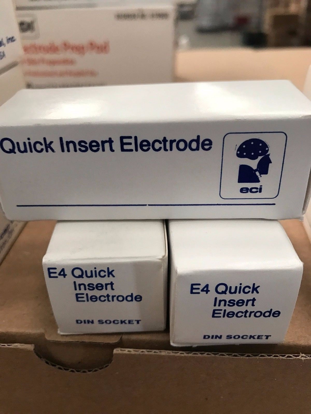 Lot de 14 ECI Disk Electrode E - 21 E4 9mm 6mm ( see photo ) électro - caps - KLR Automation