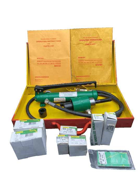 GREENLEE TEXTRON 767 + 5017095 + PKNG KIT + CONSOMMABLES POMPE HYDRAULIQUE - KLR Automation