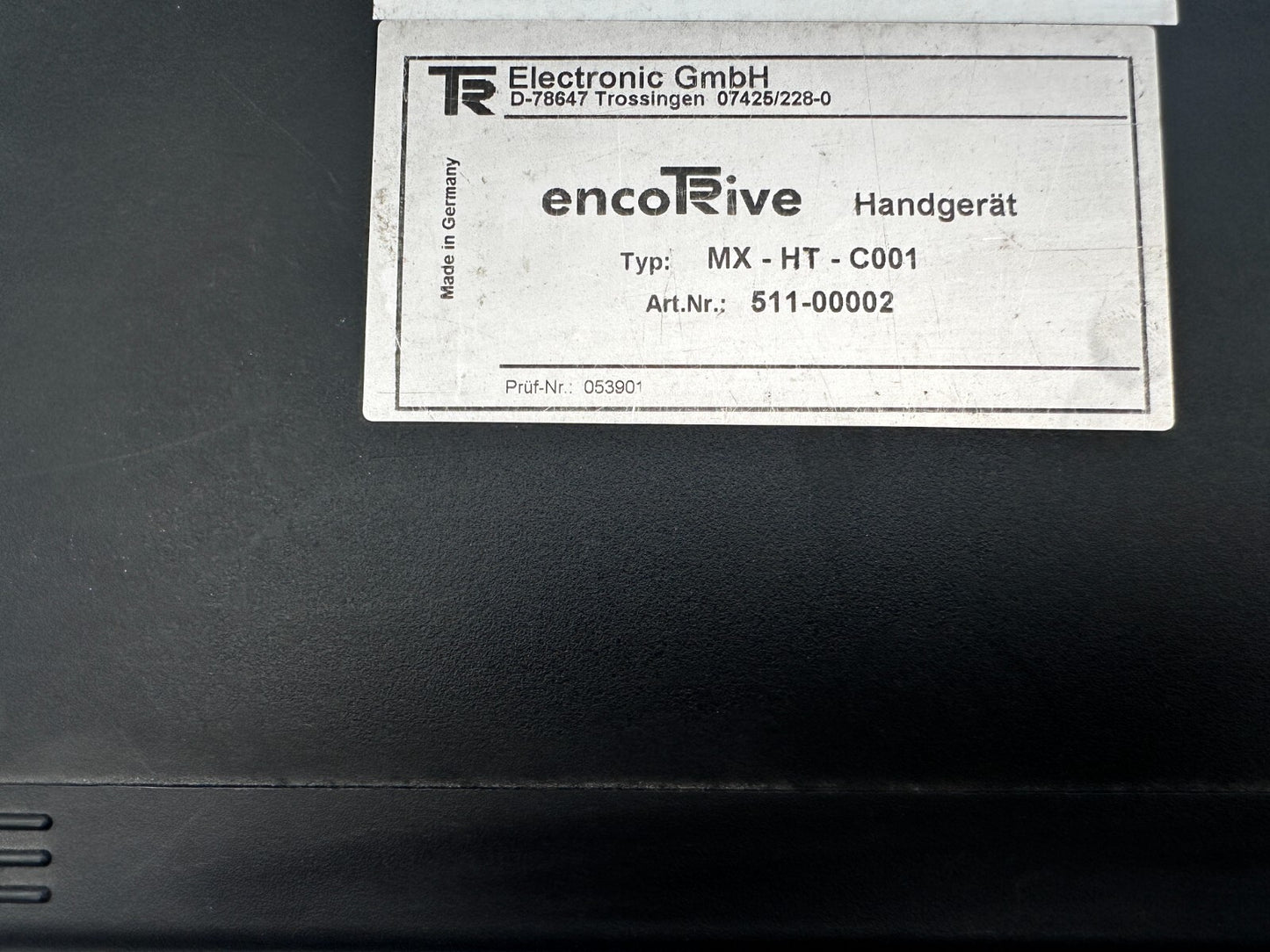 TR ELECTRONIC ENCOTRIVE MX - HT - C001 511 - 00002 HANDELD DEVICE FOR KBA - KLR Automation