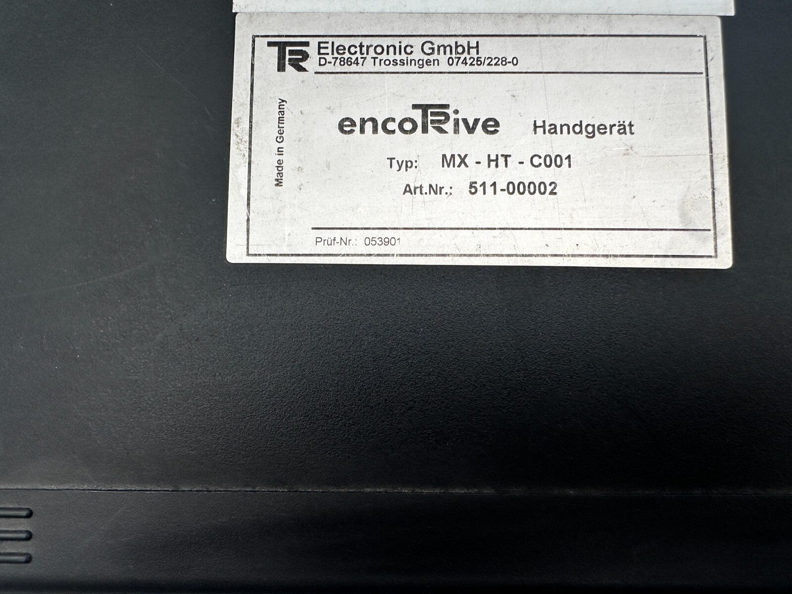 TR ELECTRONIC ENCOTRIVE MX - HT - C001 511 - 00002 HANDELD DEVICE FOR KBA - KLR Automation