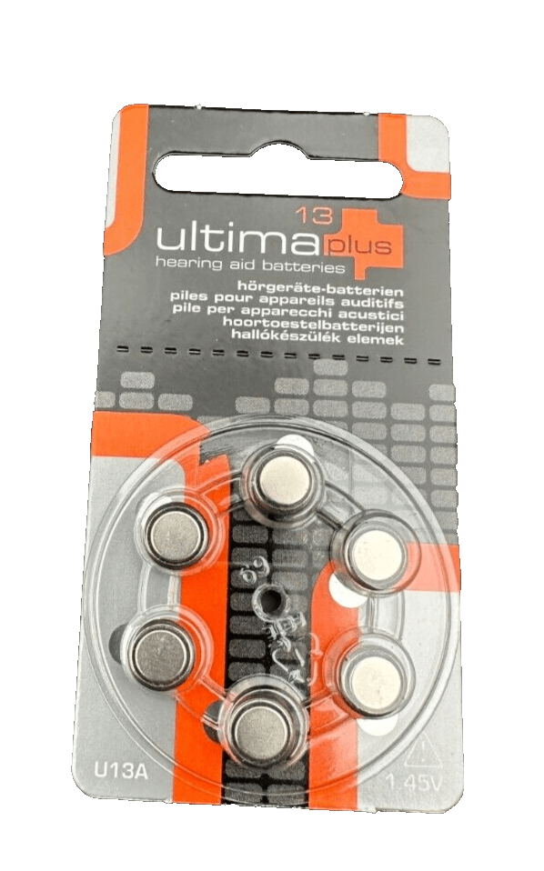 ULTIMA PLUS 13 PR48 U13A 1.45V 13AG - 6UE LOT DE 600 PILES APPAREILS AUDITIFS - KLR Automation