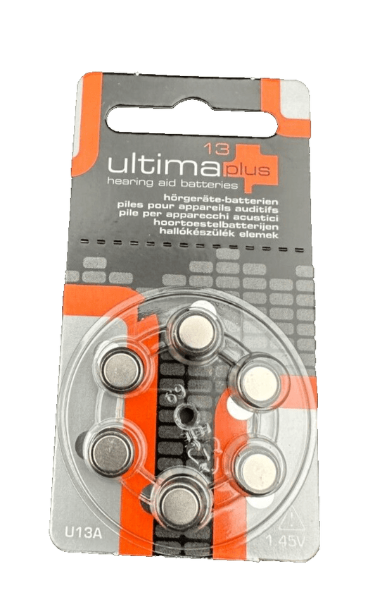 ULTIMA PLUS 13 PR48 U13A 1.45V 13AG - 6UE LOT DE 600 PILES APPAREILS AUDITIFS - KLR Automation