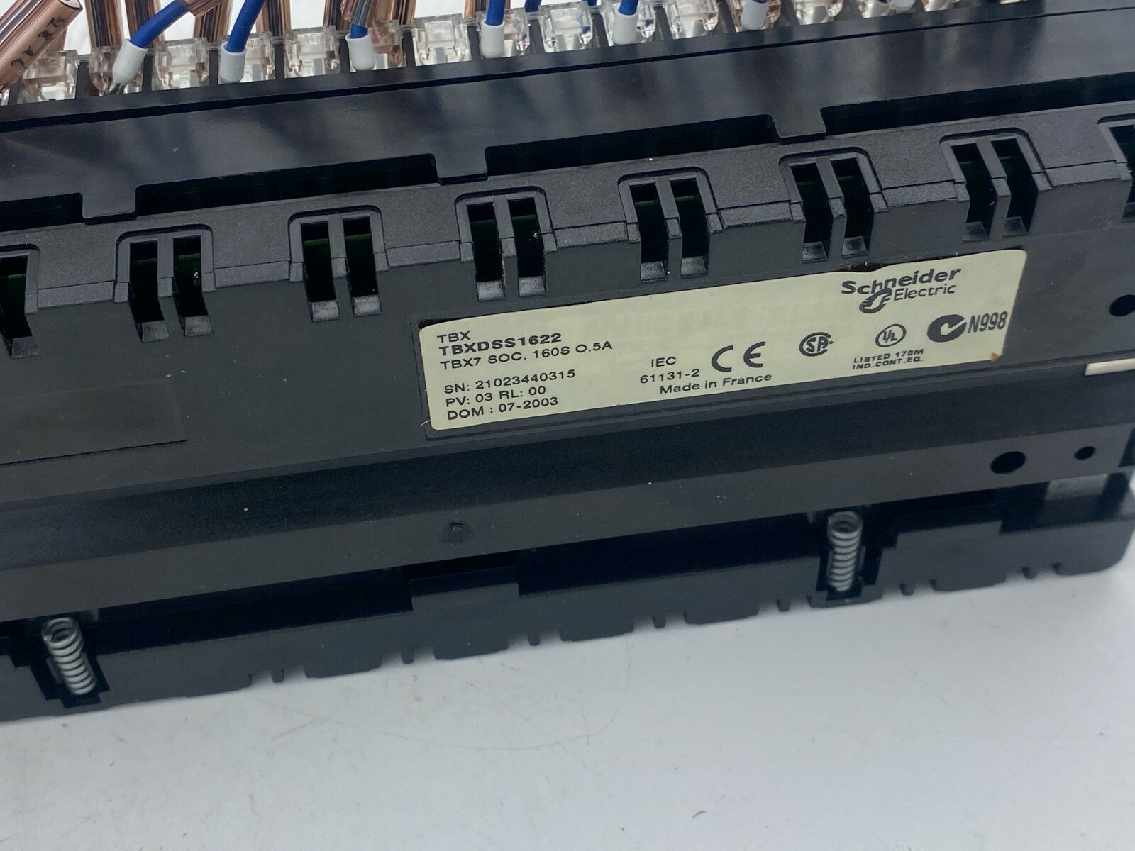1pc x.  Schneider tbxdss1622 TBX DSS 1622 Modicon PLC OUTPUT SORTIE MOD TBX7