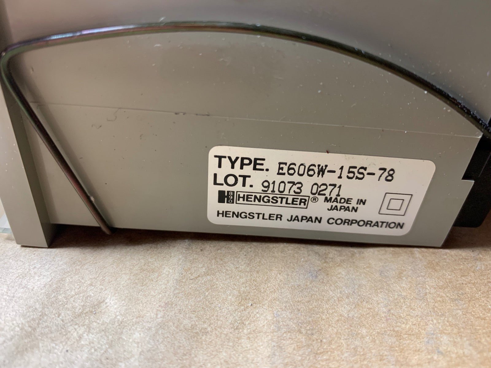 Hengstler H890 Counter E606W - 15S - 78 6 - 2831 91073 .Tachometer - KLR Automation