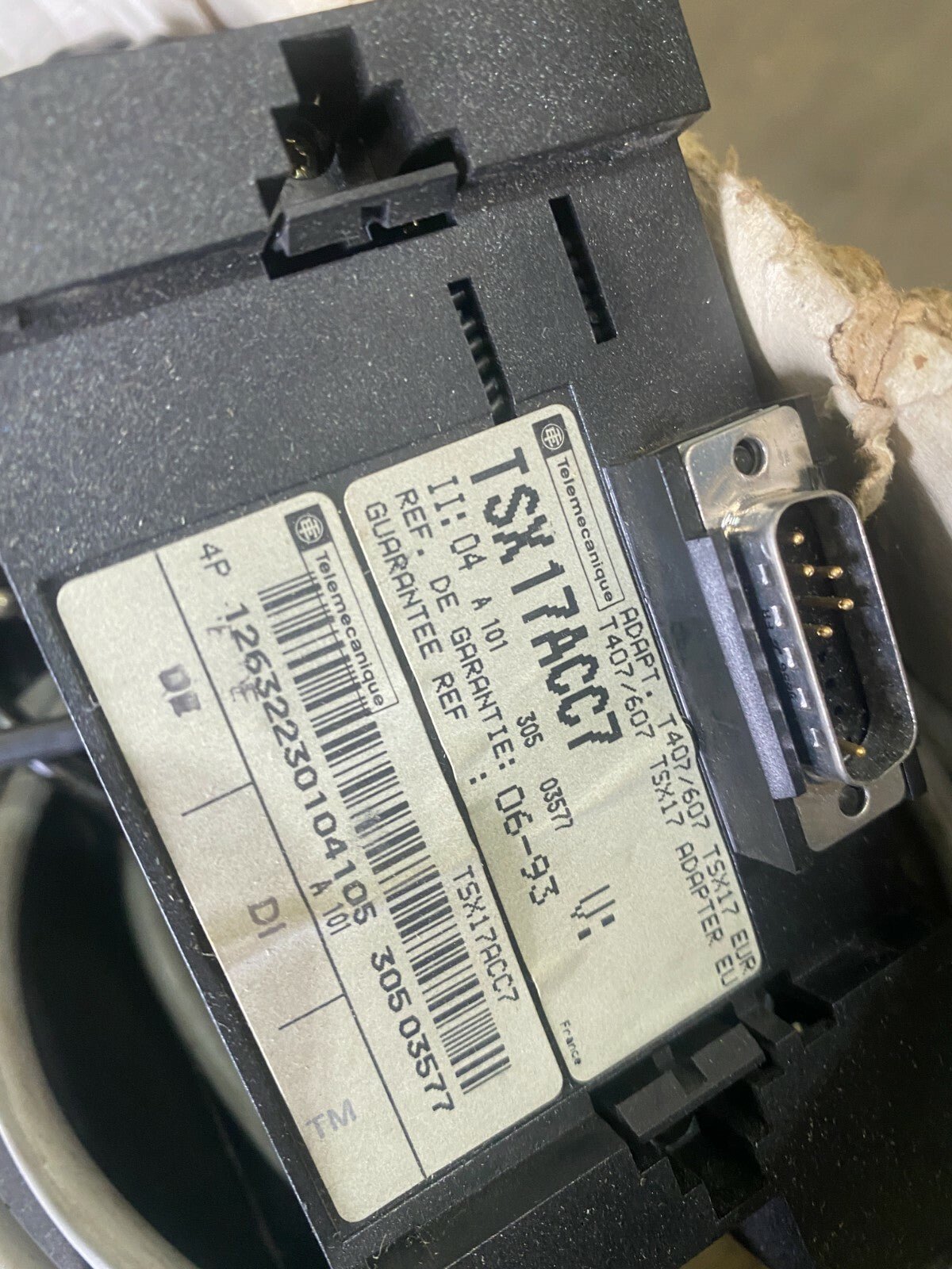 Télémécanique TSX T407 10 + TSX17ACC7 + 2 x TS4 50 F + TSX17ACC6 - KLR Automation