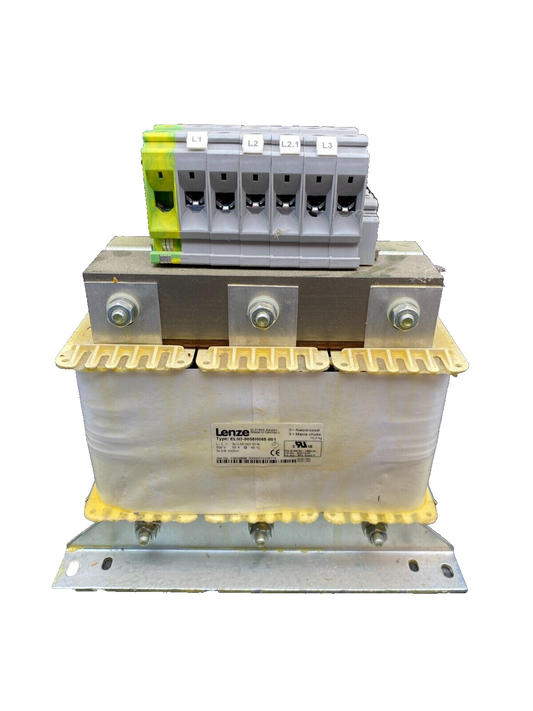 LENZE ELN3-0055H055-001 500V 55A MAINS CHOKE STARTER ELECTRIC