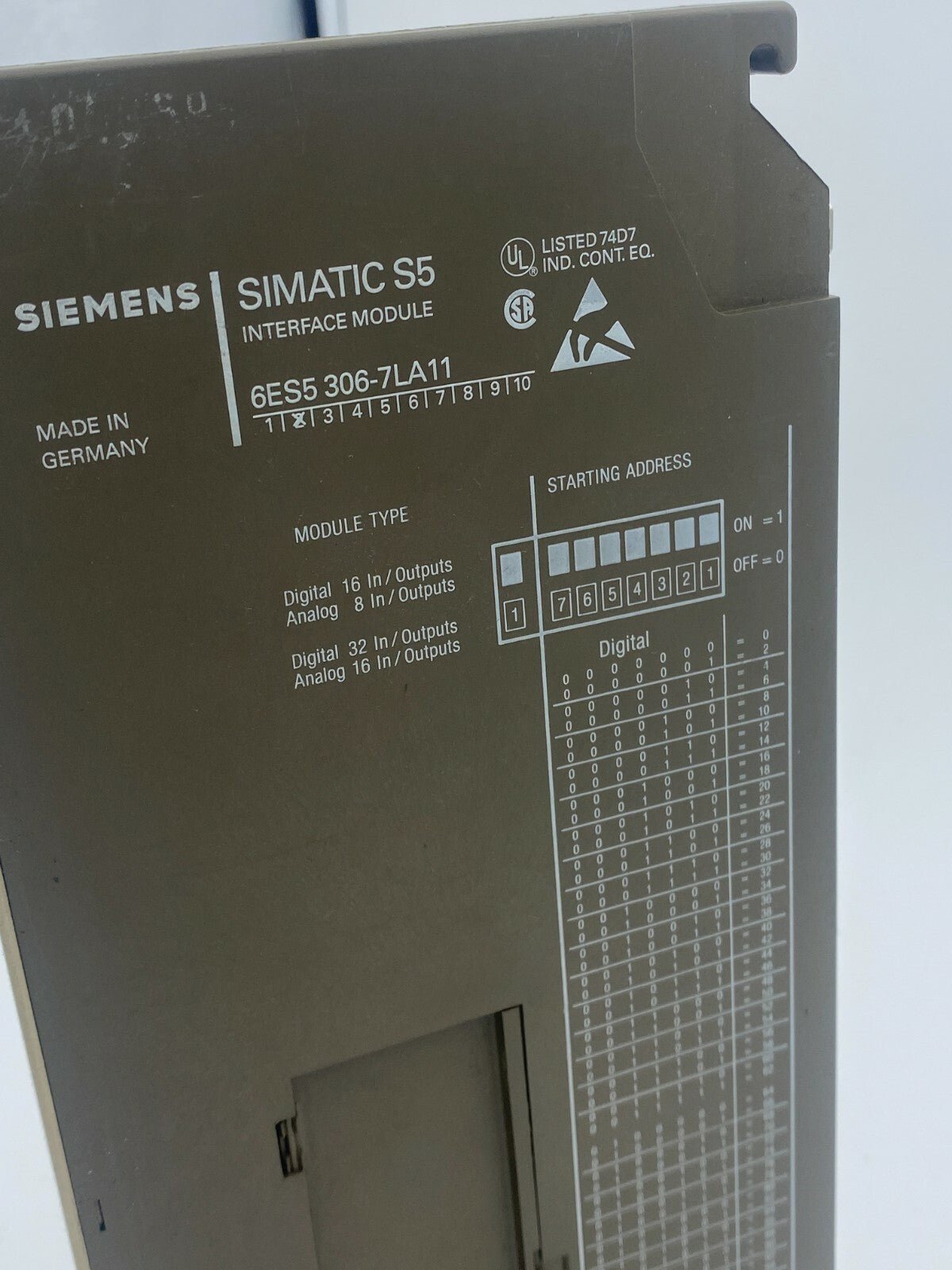 2pc x Siemens SIMATIC S5 Interface Modul IM 306 6ES5 306 - 7LA11 - KLR Automation