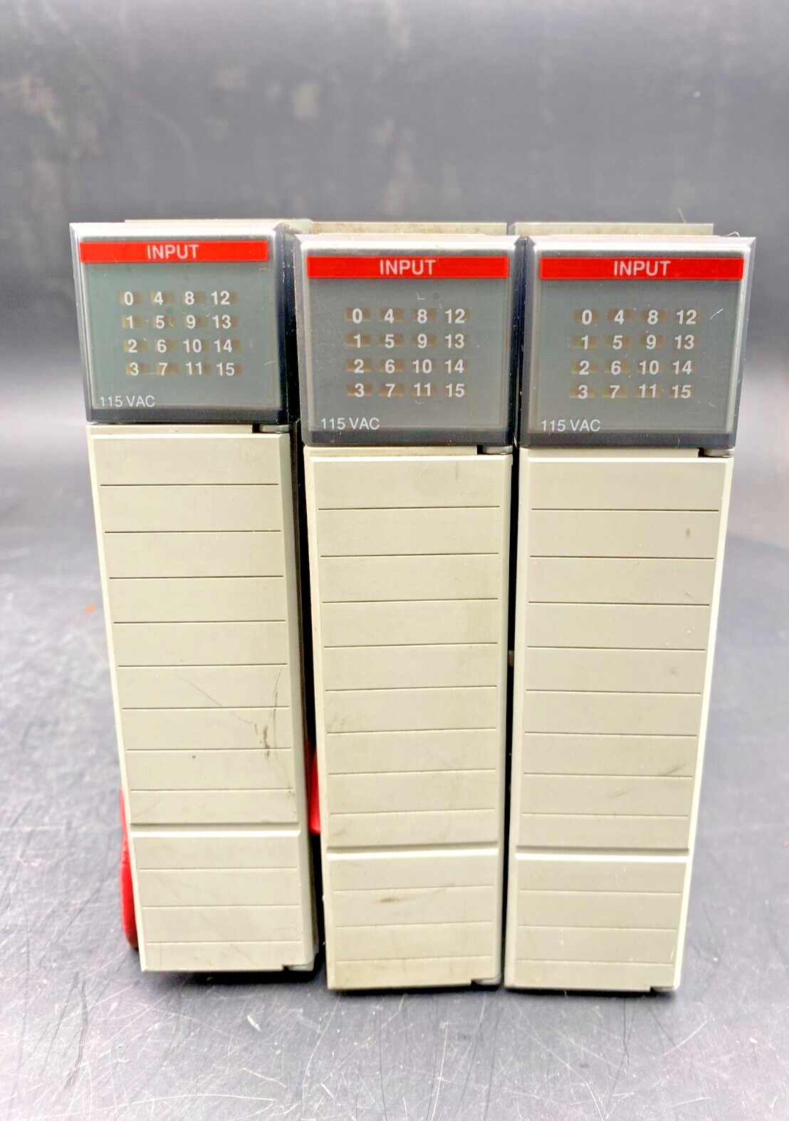 LOT OF 3 ALLEN BRADLEY SLC500 1746-IA16 INPUT MODULE