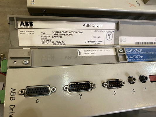 1pc x ABB SD101-004A2-670V01-0000 3ADT211033R0002+ MEMORY MODUL SDC 101 S65