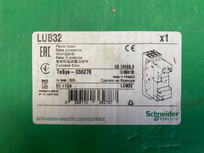 1pc x NEW SCHNEIDER ELECTRIC LUB32 POWER BASE TESYS 036278 - KLR Automation