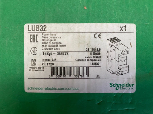 1pc x NEW SCHNEIDER ELECTRIC LUB32 POWER BASE TESYS 036278 - KLR Automation
