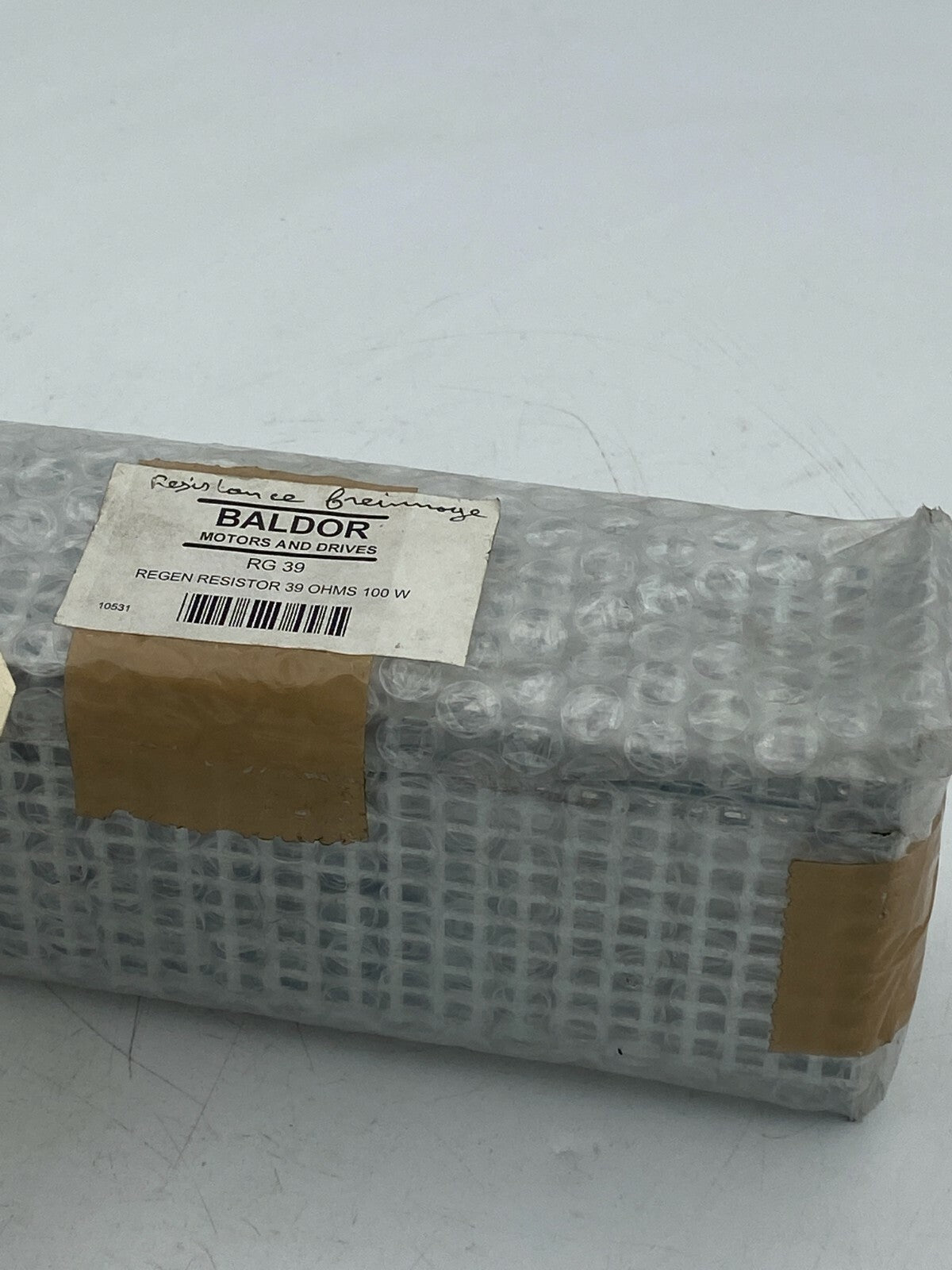 BALDOR RG-39 REGENERATION RESISTOR 100 WATT