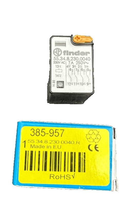 FINDER 55.34.8.230.0040 7A 250V RELAIS ELECTROMAGNETIQUE x10pc - KLR Automation