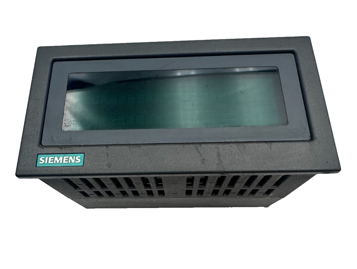 SIEMENS 6AV3010-1DK00 TEXT DISPLAY TD10/220-5 + 6AV3971-1BA01-0CA0