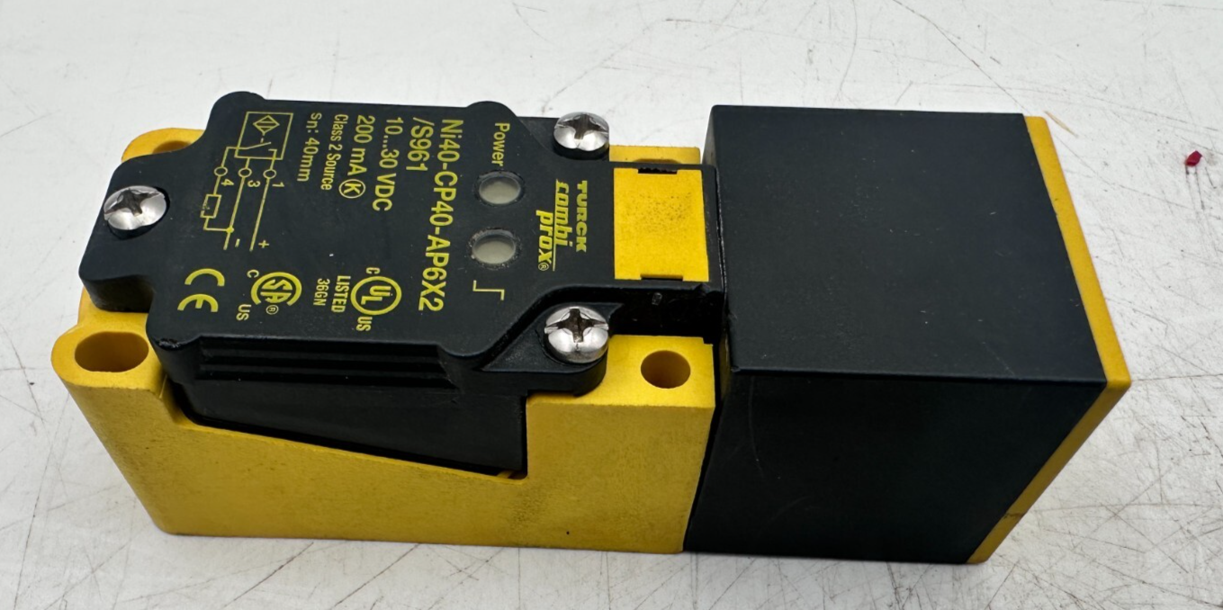 TURCK NI40-CP40-AP6X2/S961 COMBIPROX PHOTOELECTRIC SENSOR