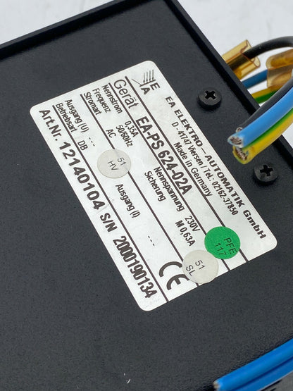 EA électrique automatique EA-PS 624-02a bloc d'Alimentation Power Supply