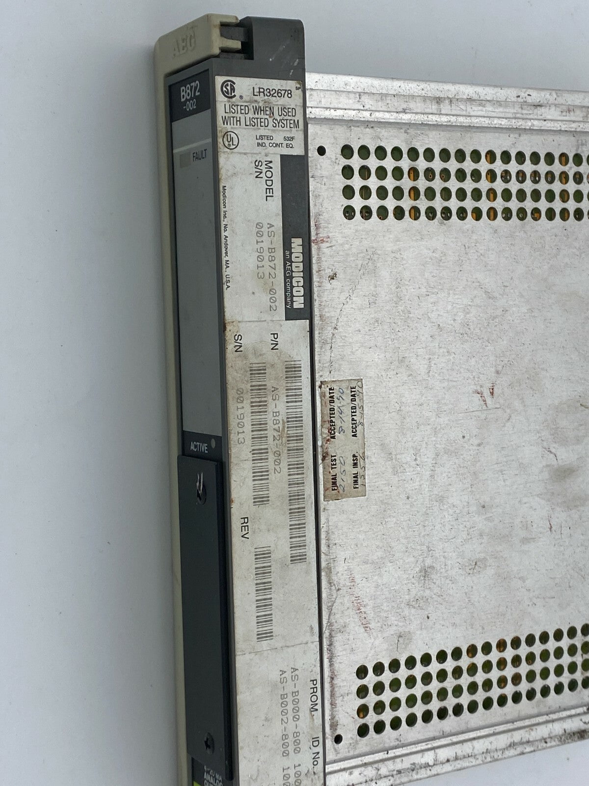 GOULD MODICON Analog Output B872: AS - B872 - 002 - KLR Automation