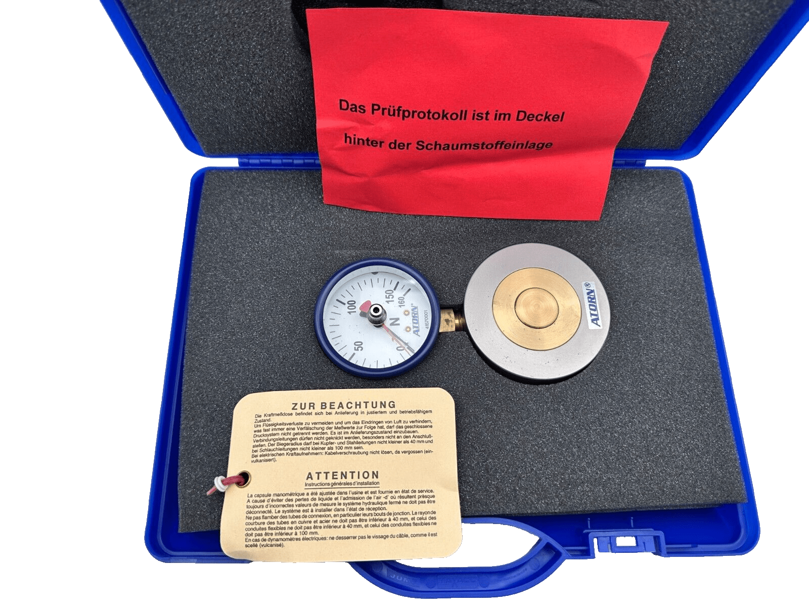 ATORN 41570001 MESURE DE FORCE 0 - 0.160 kN - KLR Automation