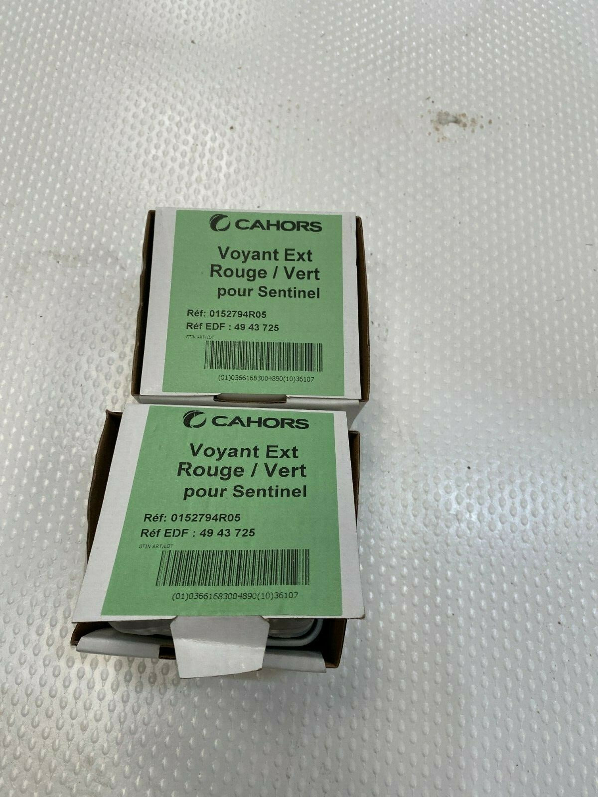 1 x pc CAHORS Voyant ext Rouge Vert pour Sentinel 0152794R05 - KLR Automation