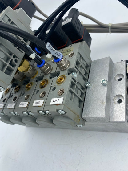 8pc x Rexroth 9180 pneumatique, Hydraulique Valve + support