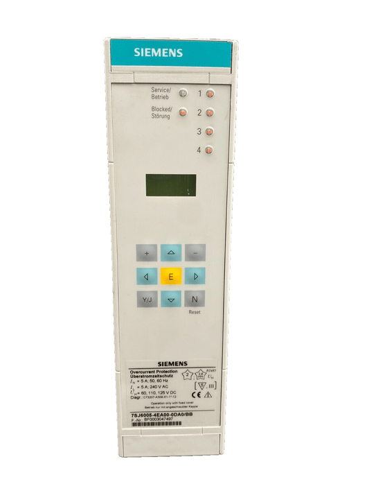 SIEMENS 7SJ6005 - 4EA00 - 0DA0/BB UNITE DE PROTECTION - KLR Automation