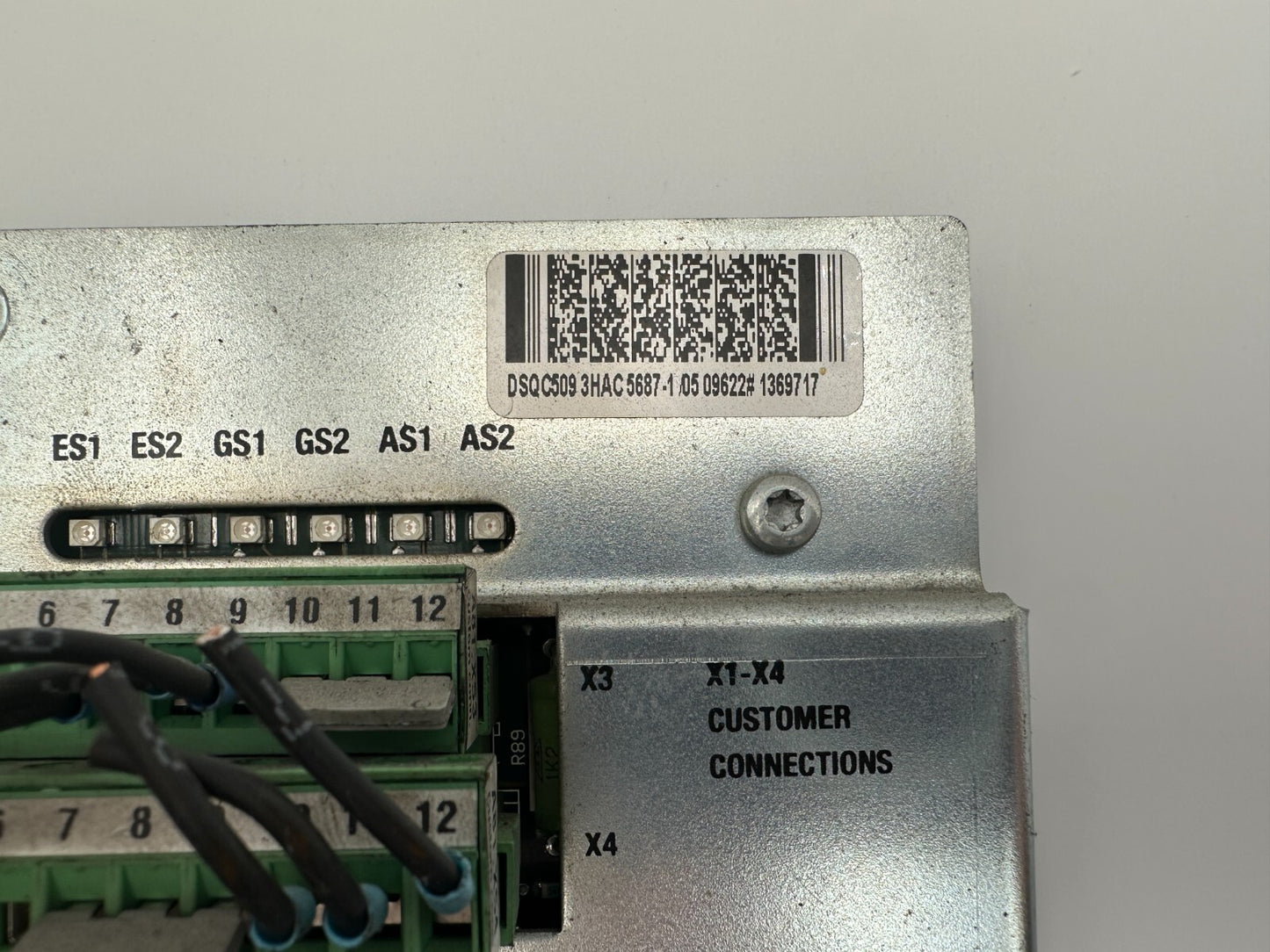 ABB DSQC 509 DSQC5093HAC5687-1/05 09622 CONTROL BOARD