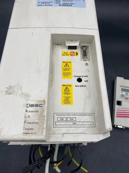 KEB F5 16F5A1G-YL00 FREQUENCY INVERTER + F5 KEB OPERATOR RS232/485 00F5060-200C