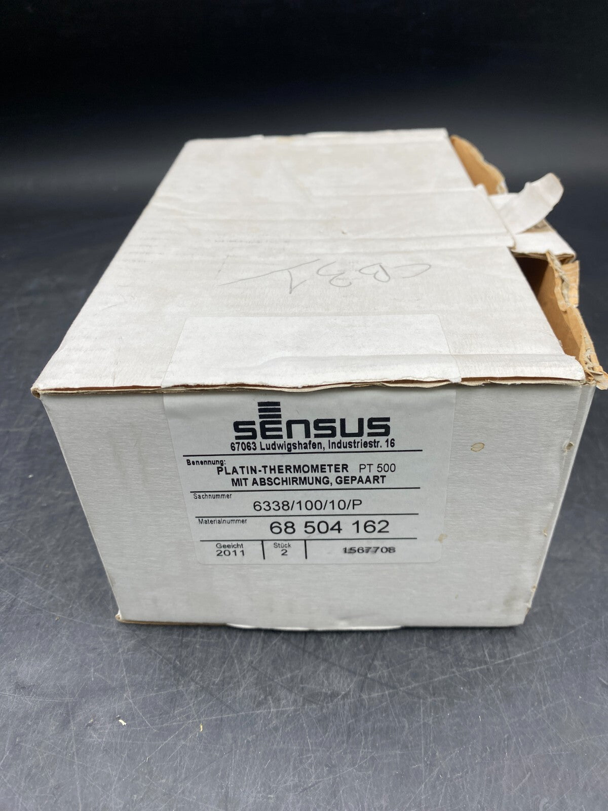SENSUS 68504162 2pc  PLATIN THERMOMETER PT500 WITH CABLE