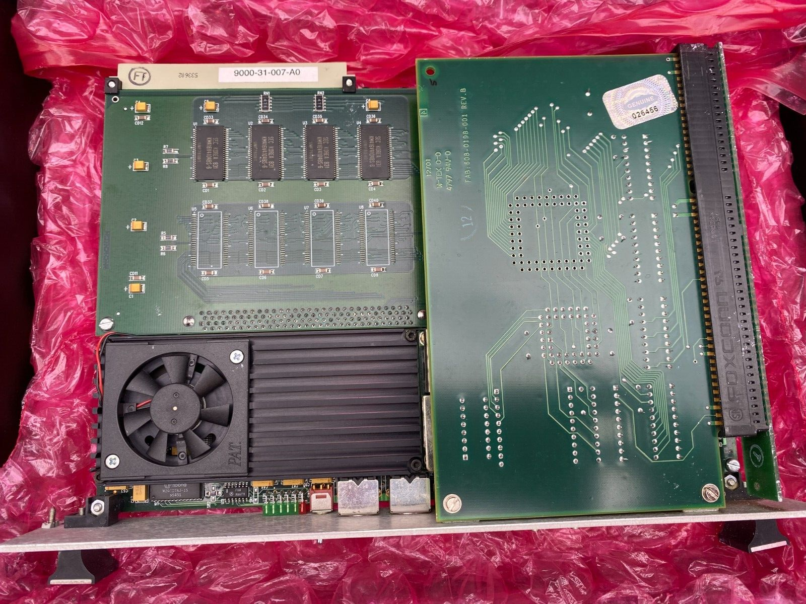 SBS V5B 9000-70-040 VME-SCA1 REV. 00 9000-31-007-A0 7001335-002 REV. 01 x1pc