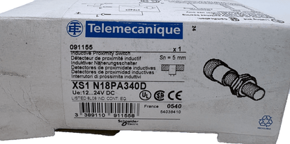 TELEMECANIQUE DETECTEUR DE PROXIMITE XS1 N18PA340D 5mm x1 - KLR Automation