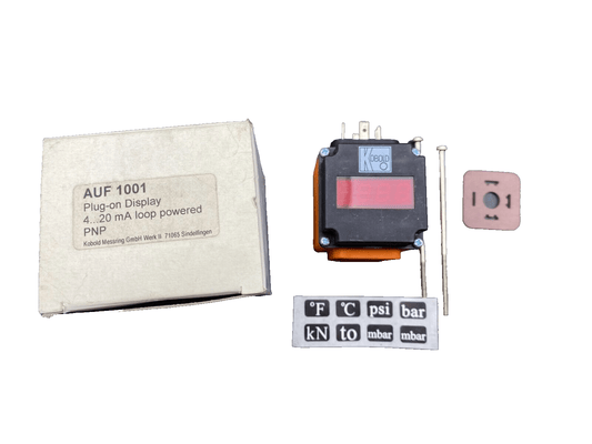 KOBOLD MESSRING AUF 1001 PLUG - ON DISPLAY 4 - 20mA LOOP POWERED PNP x1pc - KLR Automation