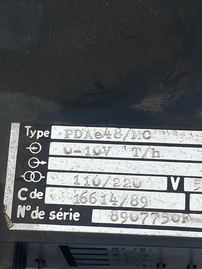 Rotolok Sautelma  counter Kg/H PDAe48/MC